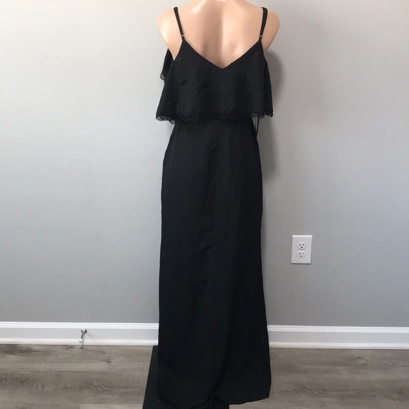 Lulu’s Theory of Love Black Off Shoulder Dress - Picture 7 of 9